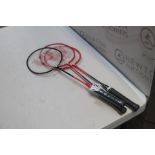 3 WILSON BADMINTON RACKETS RRP Â£19.99