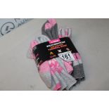 1 WEATHERPROOF LADIES THERMAL SOCKS RRP Â£19