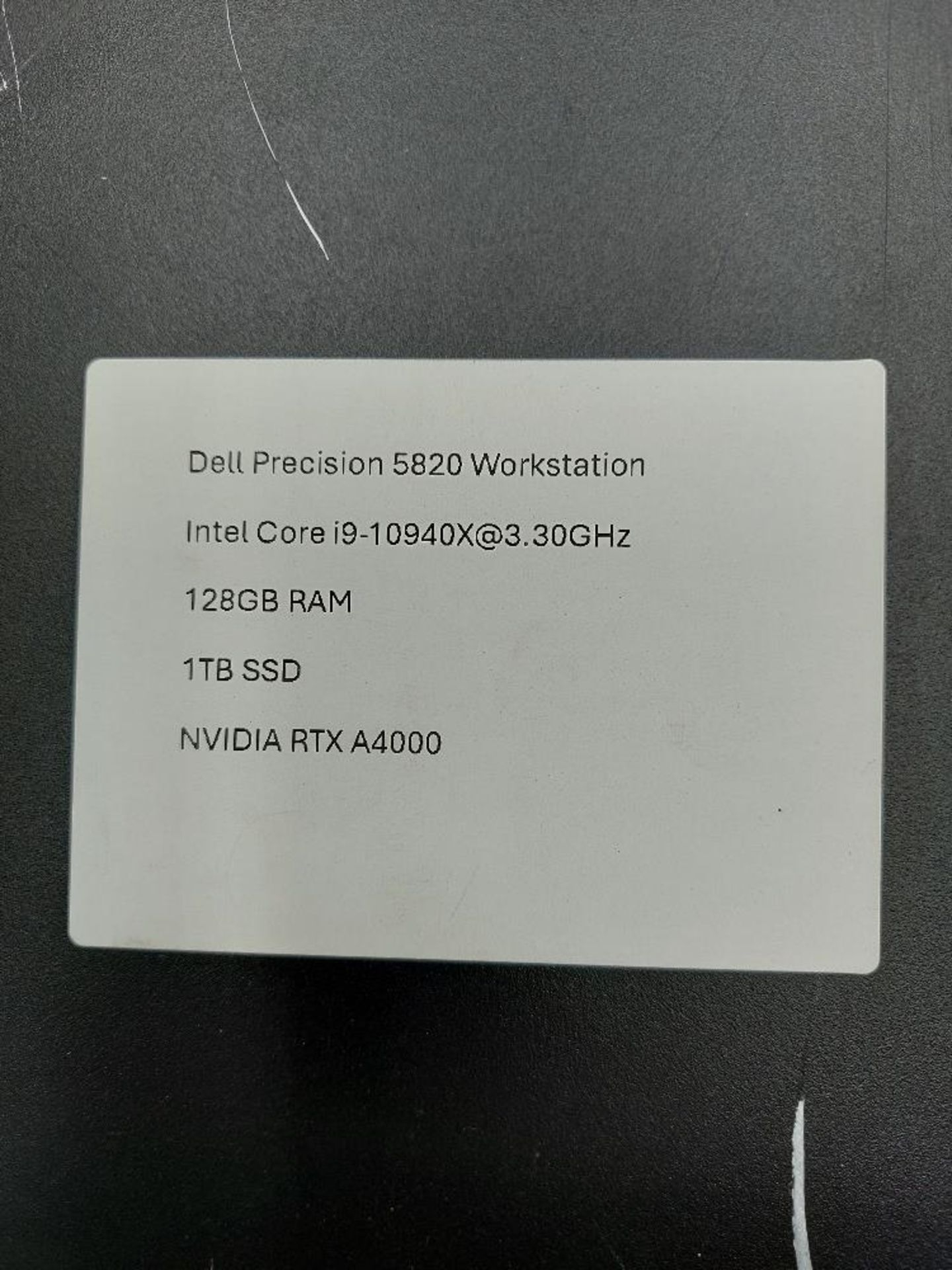 Dell Precision 5820 Desktop Tower Workstation - Image 6 of 7