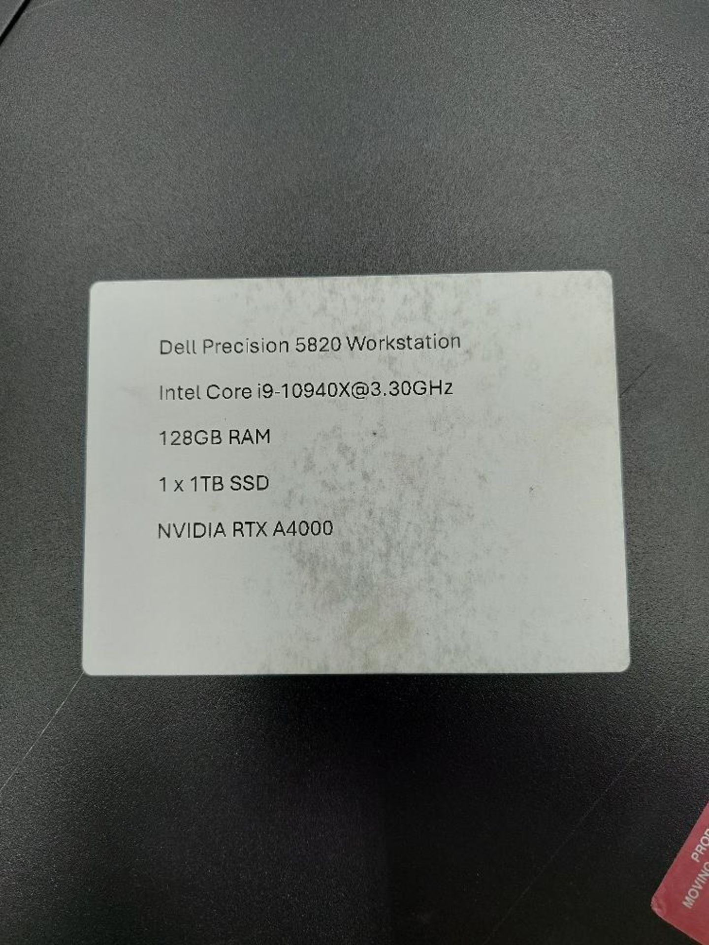 Dell Precision 5820 Desktop Tower Workstation - Image 6 of 7