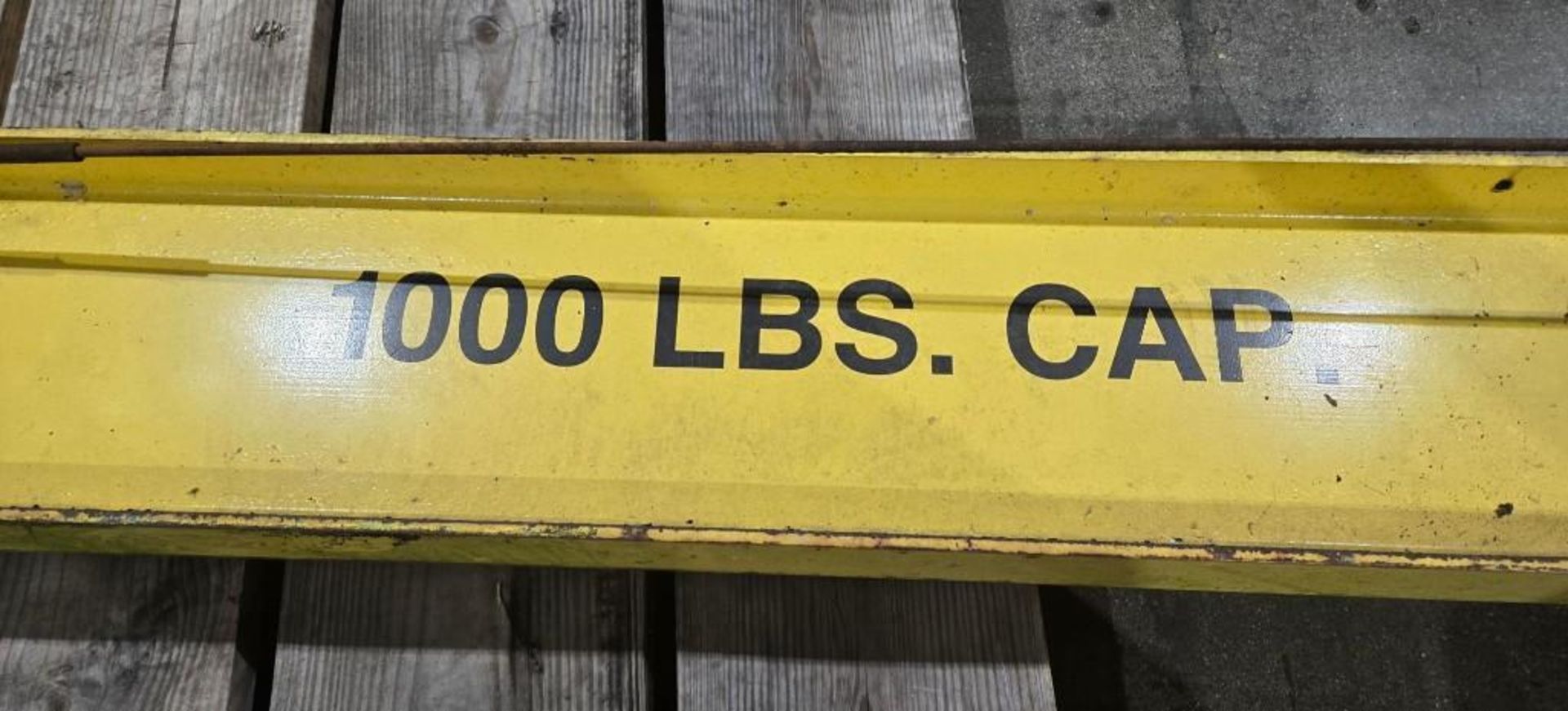 1000 LB WALL MOUNTED JIB CRANE ARM USED - Image 4 of 8