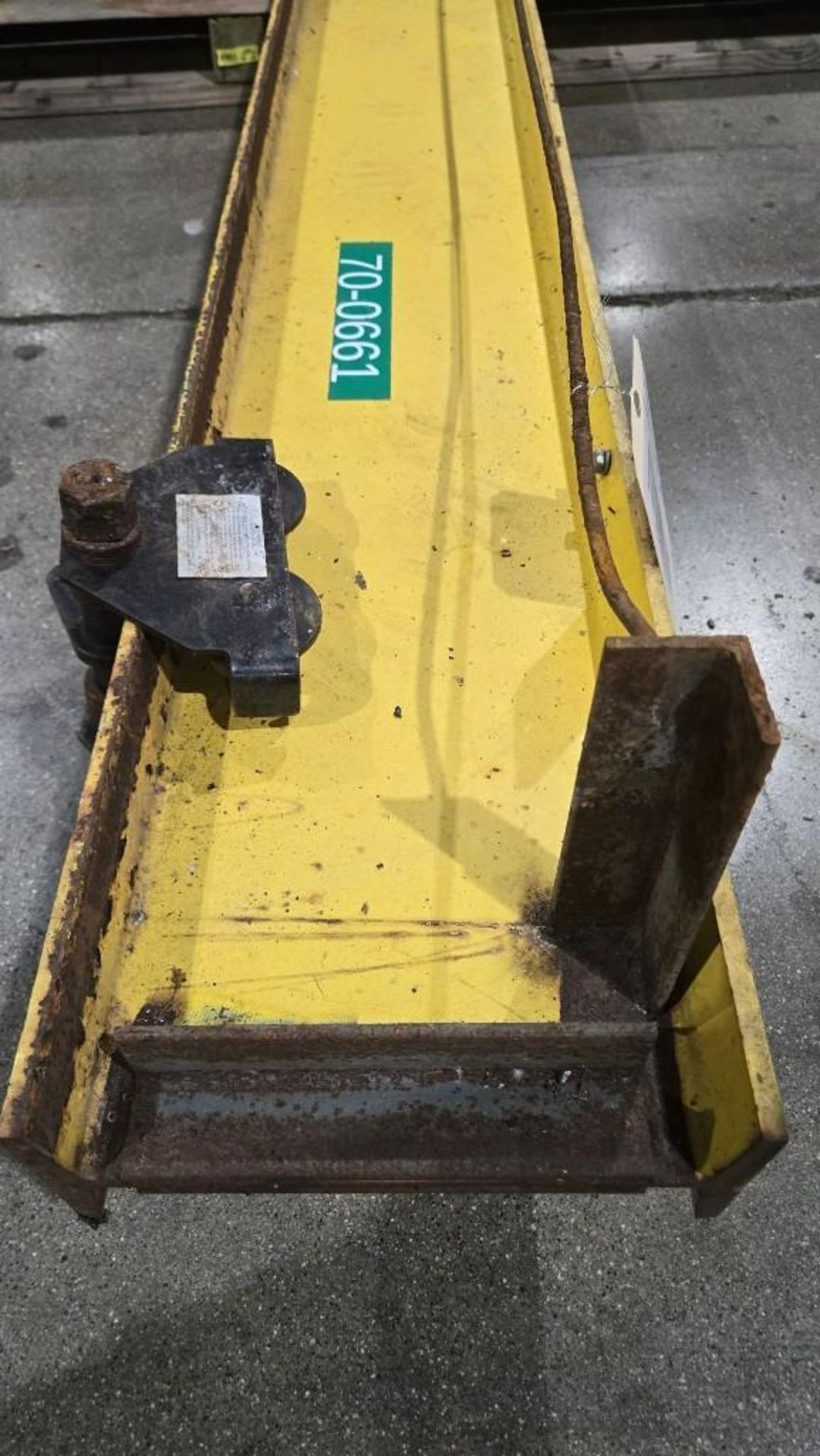 1000 LB WALL MOUNTED JIB CRANE ARM USED - Image 5 of 8