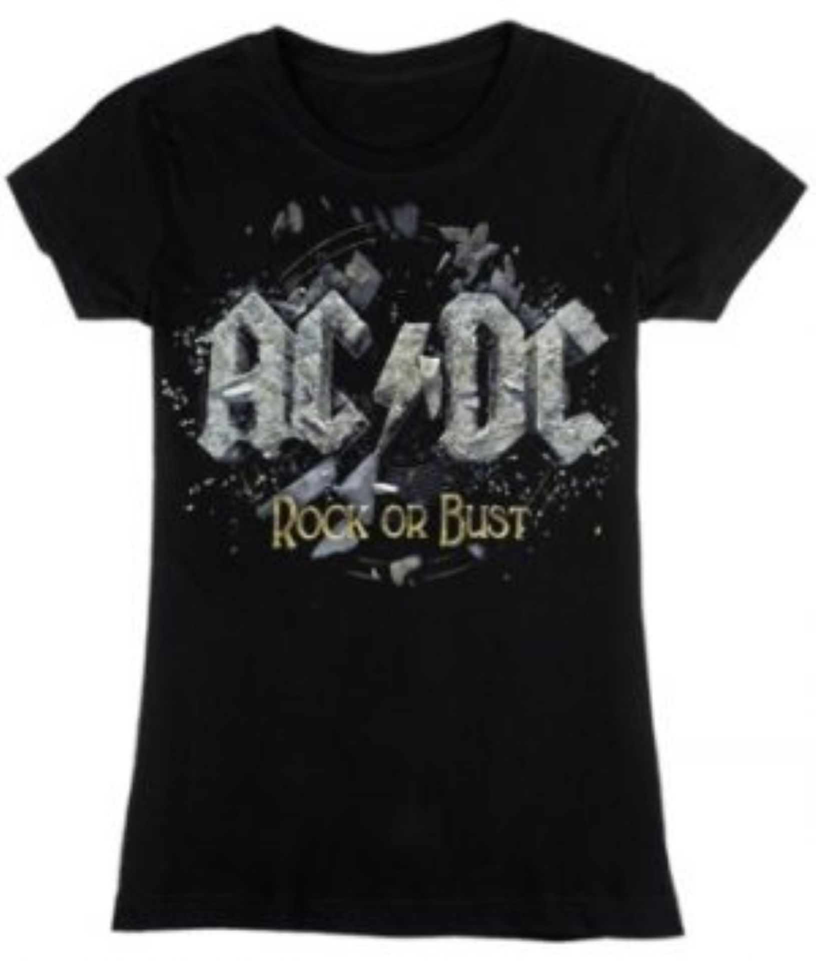 4 x Rock and Roll Themed Green Day, Slash, AC/DC and Guns N' Roses Ladies T-Shirts - Size: Large - Image 8 of 30