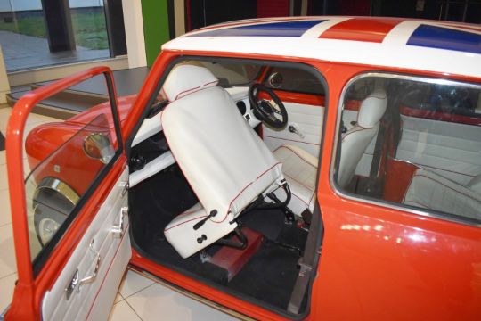 1 x Classic Mini Cooper Motor Vehicle - Circa 1980's - Features a Union Jack Roof Decal - Image 28 of 48