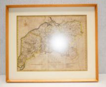 1 x Framed & Mounted Map of CUMBERLAND by John Cary, Circa 1790 - Ref: DRS135 - CL1003 - Location: