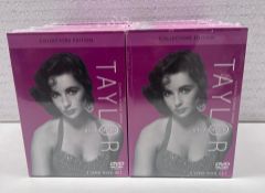 21 x Elizabeth Taylor Classic Screen Sirens 3 Dvd Box Set - Supplied Over 3 Outer Boxes - NO VAT
