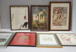 7 x Assorted Framed Prints of Various Sizes - Ref: DRS128 - CL1003 - Location: Altrincham WA14This
