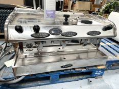 1 x Francino 3 Group Commercial Espresso Coffee Machine - 3 Phase - Features a Stainless Steel