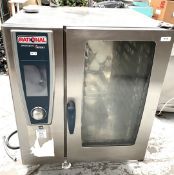 1 x Rational SCC 5-Senses 10 Grid Electric Combi Oven - 3 Phase