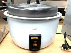 1 x Buffalo 10 Ltr Electric Rice Cooker/Warmer - Model: CB944 - Ref: PL186