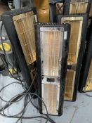 4 x Tansun Sorrento Double  Infrared Heaters - Suitable for Indoor or Outdoor Use - 1.5kW 230v IP25