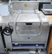 1 x Paul Charvet Gas Powered Tilting Bratt Pan - Model: 1000 GSBM/1 - Dimensions: H94 x W101 x