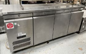 1 x Williams Jade Three Door Countertop Prep Fridge - Model: HJC3SA