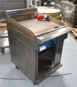 1 x Blue Seal Evolution Series Electric Cooking Griddle with Cabinet Base - 7.2kW 3 Phase