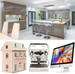 13th Nov - GENERAL AUCTION: Fitted Kitchens, Luxury Homewares, Computers, Designer Furniture & Clothing, Toys, Elaborate Shop Display Fittings
