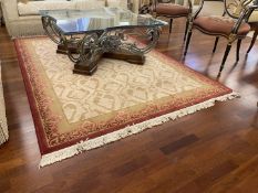 1 x Pure Wool Woven 2.4-Metre Long Area Rug - Ref: AAS119 / LNG1 - CL1049 - NO VAT ON THE HAMMER -