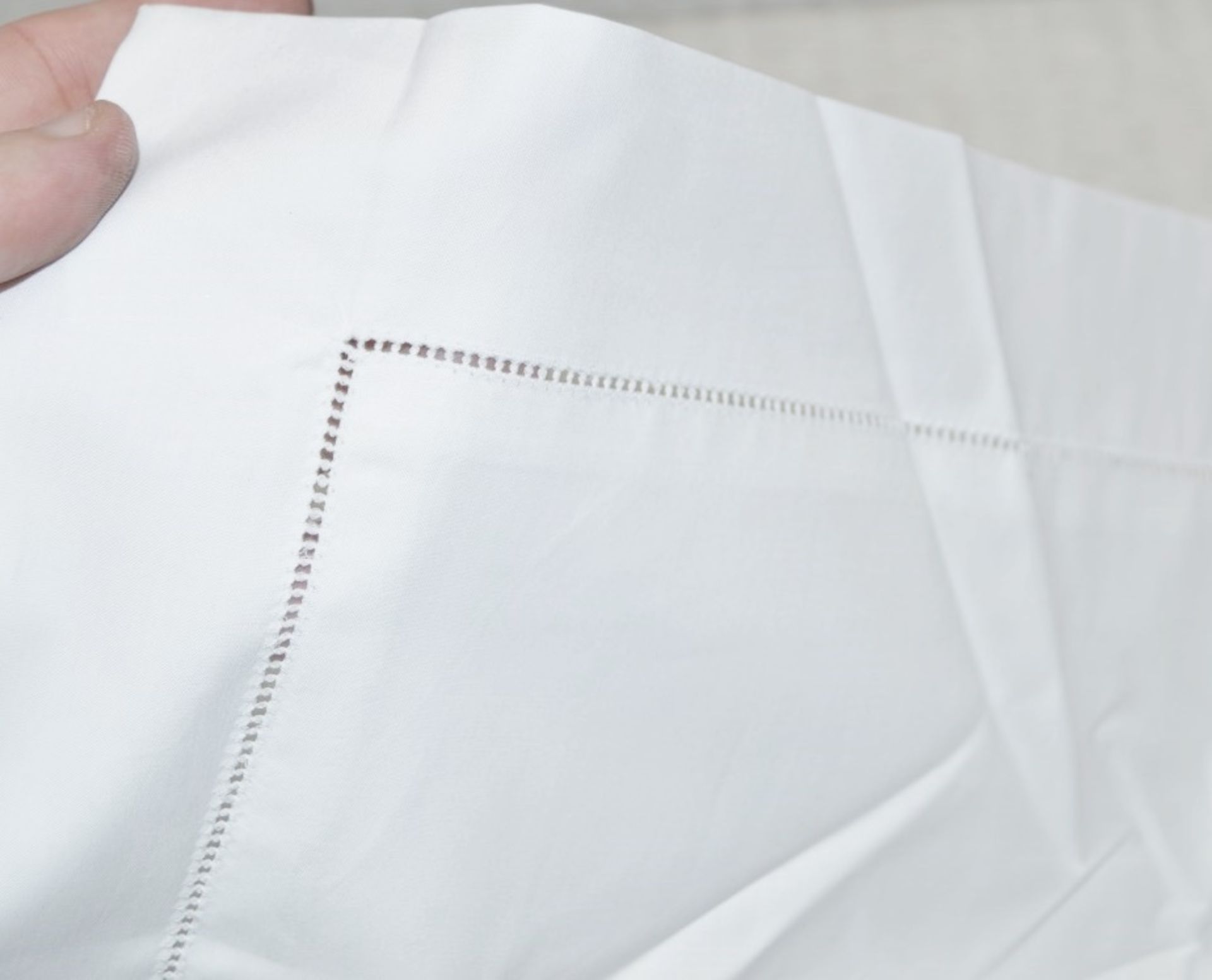 1 x SFERRA 'Celeste 3990' Luxury Italian Budoir Pillow Sham in White, 12x16" Original Price £110.00 - Image 3 of 13