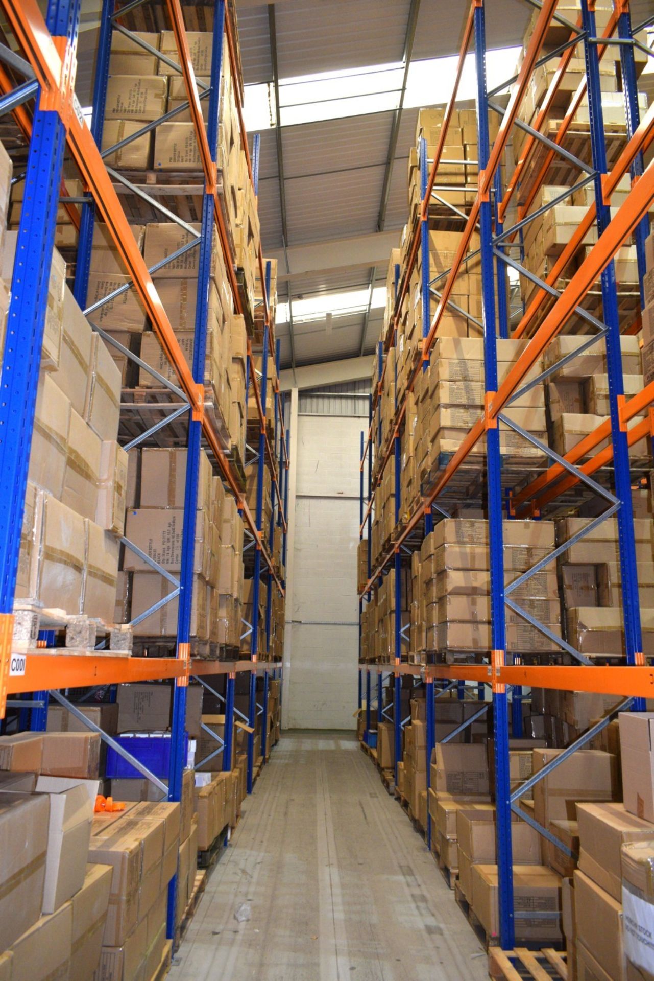 5 x Bays of 9.2m High Pallet Racking - Manufactured by Hilo - Includes ...