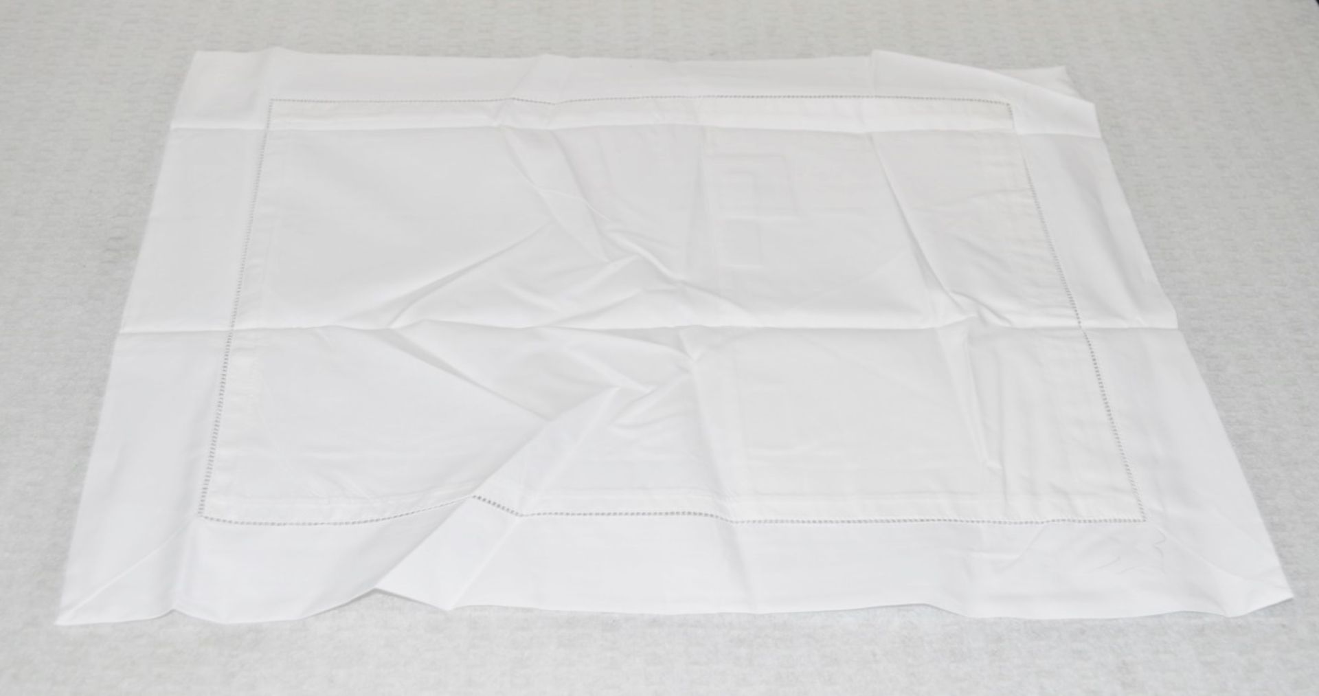 1 x SFERRA 'Celeste 3990' Luxury Italian Budoir Pillow Sham in White, 12x16" Original Price £110.00 - Image 6 of 13