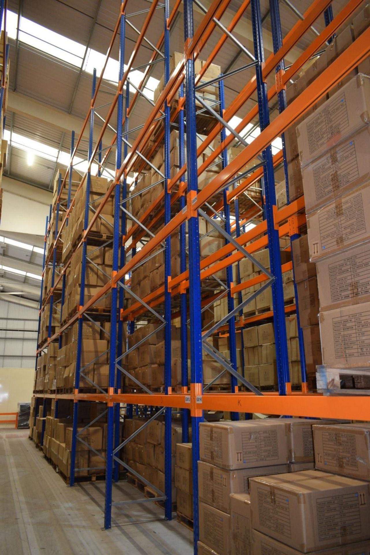 5 x Bays of 9.2m High Pallet Racking - Manufactured by Hilo - Includes ...