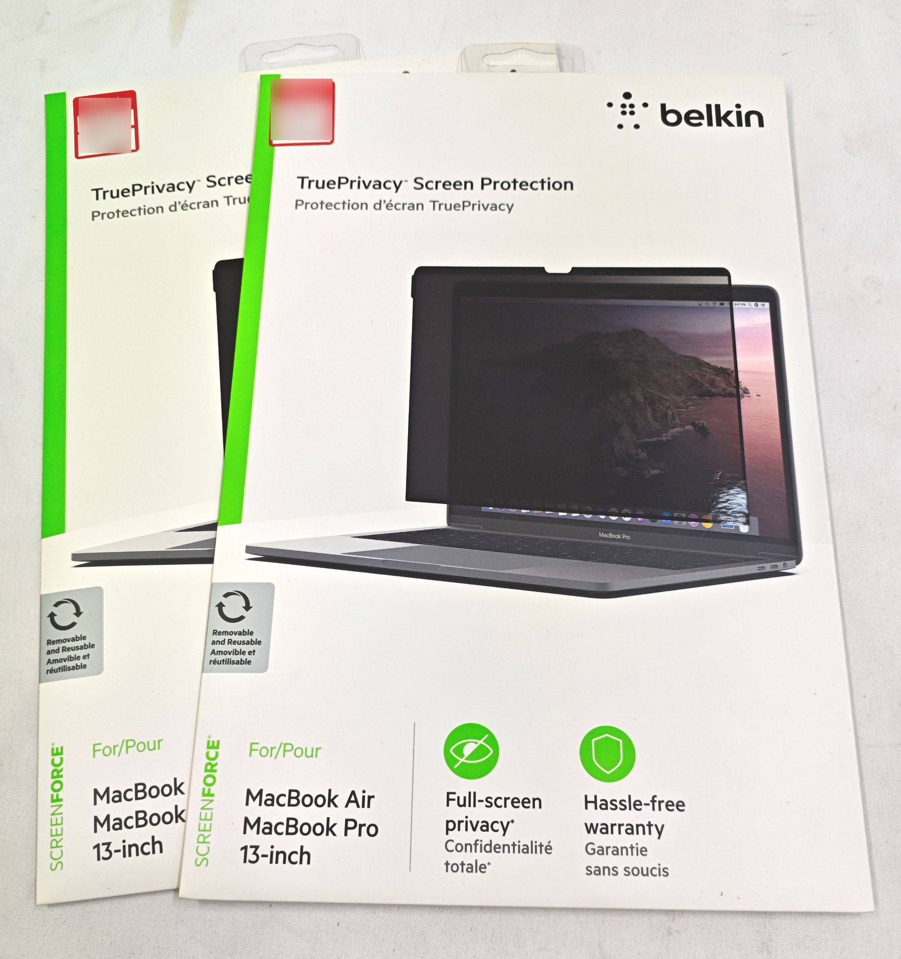 2 x BELKIN Screenforce Trueprivacy Screen Protector For Macbook Air And Macbook Pro 13-Inch - RRP £