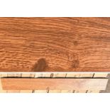 5 x Boxes of Villeroy & Boch Porcelain Tiles - Size: 110 x 900mm - Colour: Brown Wood Effect -