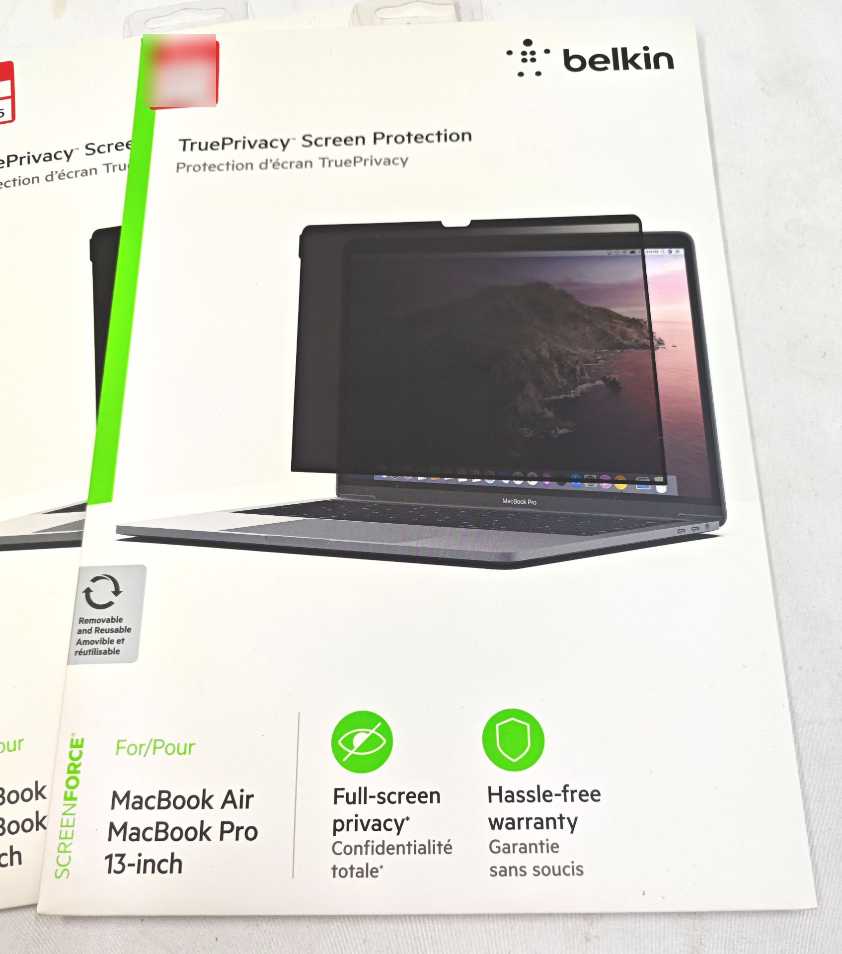 2 x BELKIN Screenforce Trueprivacy Screen Protector For Macbook Air And Macbook Pro 13-Inch - RRP £ - Image 4 of 4