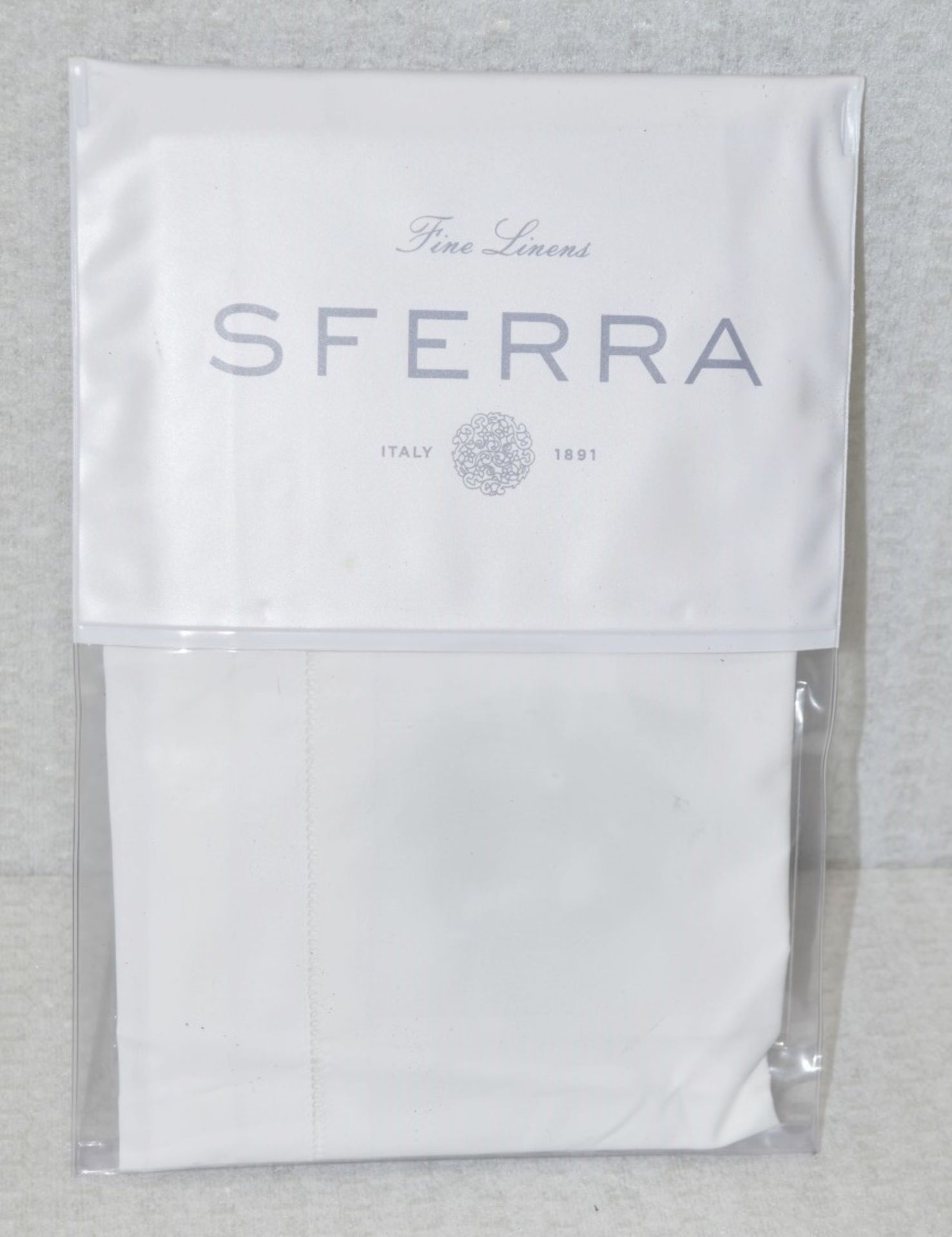 1 x SFERRA 'Celeste 3990' Luxury Italian Budoir Pillow Sham in White, 12x16" Original Price £110.00 - Image 12 of 13