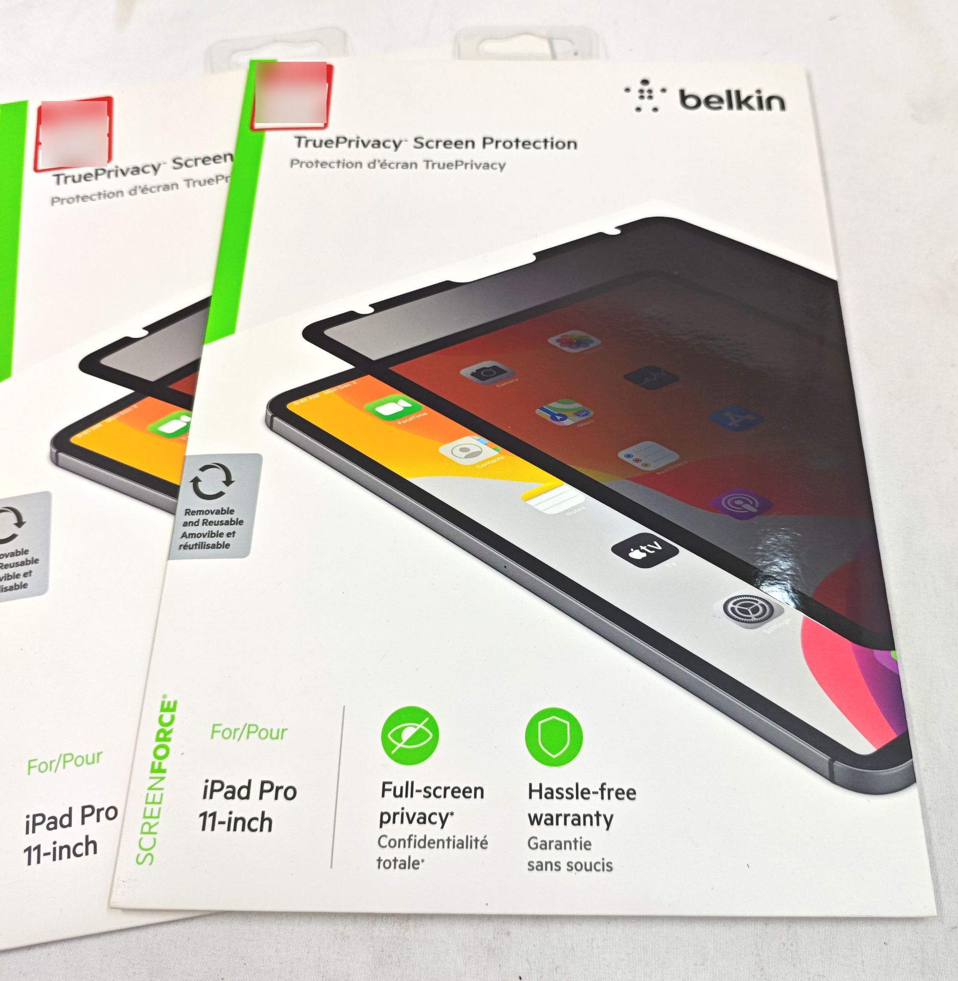 2 x BELKIN True Privacy Screen Protector For Ipad Pro 11-Inch - RRP £119.98 - Ref: HBK476/6771362/ - Image 3 of 4