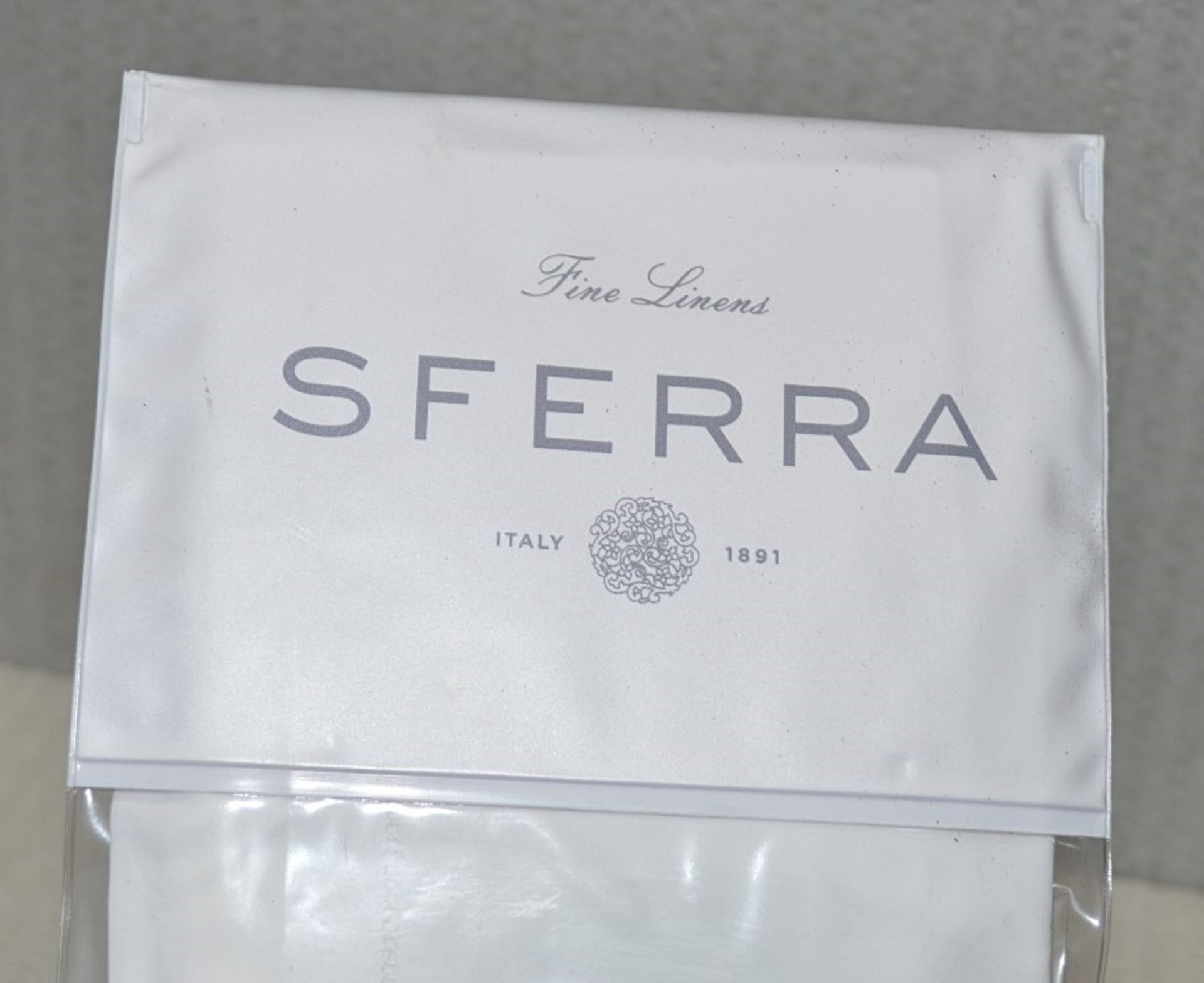 1 x SFERRA 'Celeste 3990' Luxury Italian Budoir Pillow Sham in White, 12x16" Original Price £110.00 - Image 9 of 13