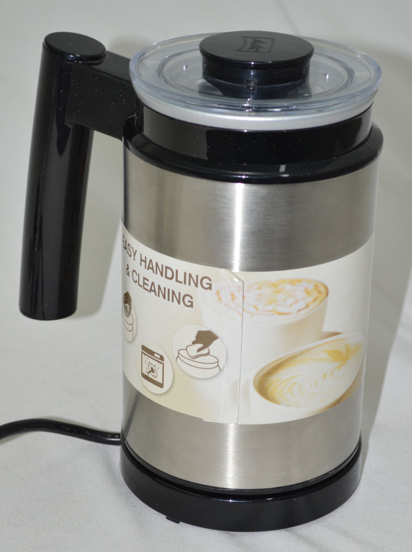 1 x MELITTA Cremio Ii Milk Frother In Silver - Original Price £89.95 - Ref: HNB780/7129017/NHC14 -