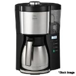1 x MELITTA Melitta Look V Therm Timer Black Filter Coffee Machine - Original Price £115.00 - Ref: