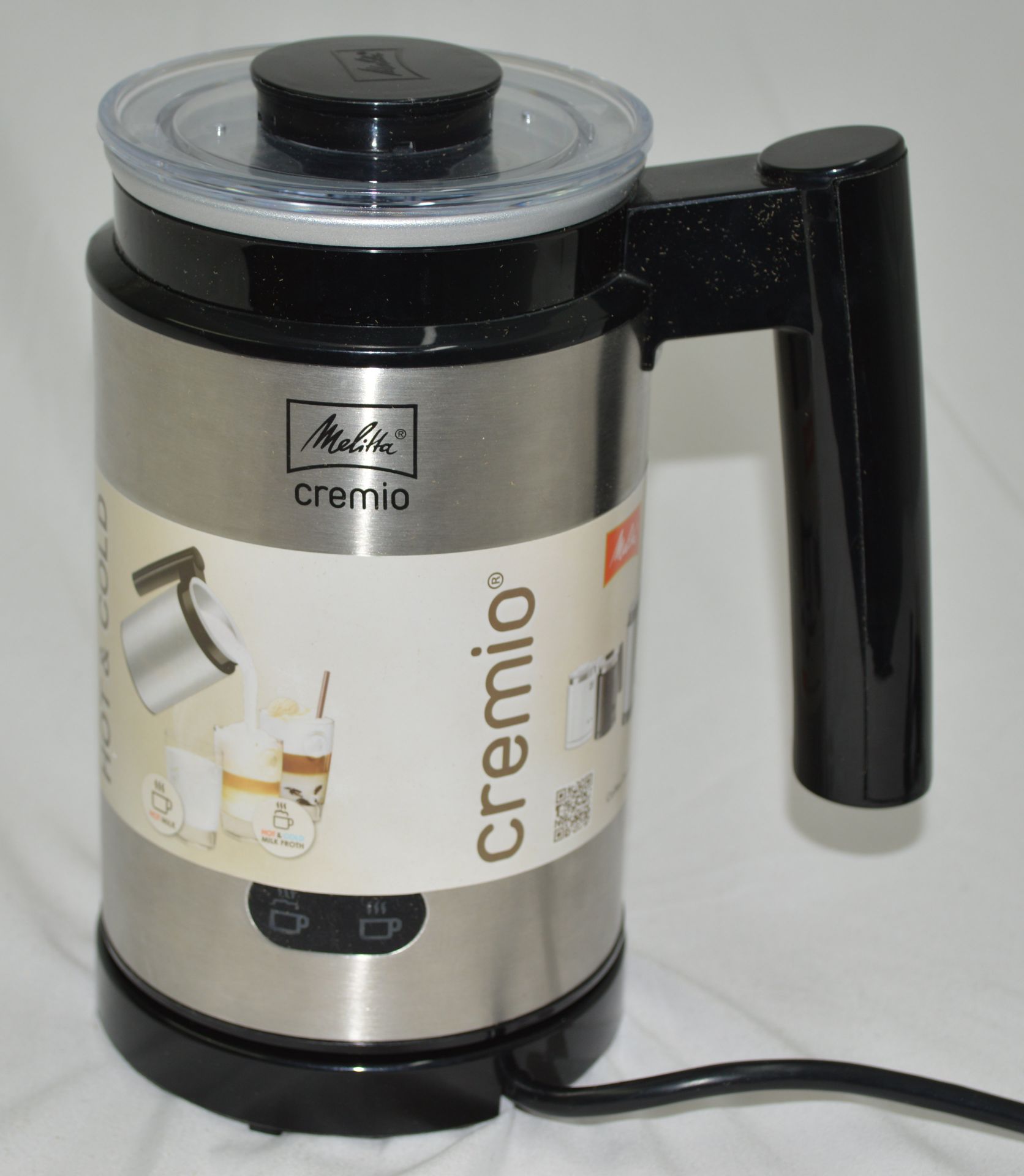 1 x MELITTA Cremio Ii Milk Frother In Silver - Original Price £89.95 - Ref: HNB780/7129017/NHC14 - - Image 9 of 16