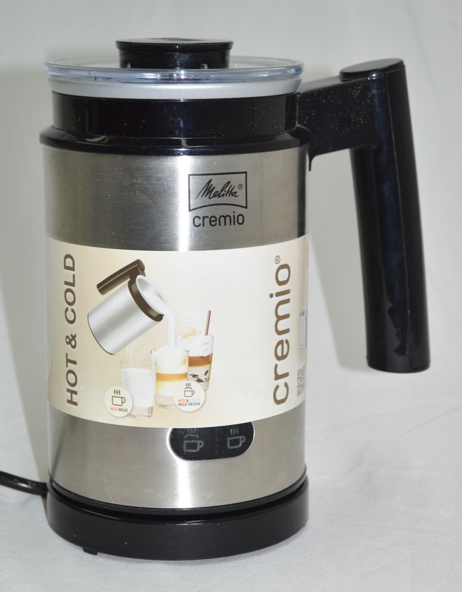 1 x MELITTA Cremio Ii Milk Frother In Silver - Original Price £89.95 - Ref: HNB780/7129017/NHC14 - - Image 3 of 16