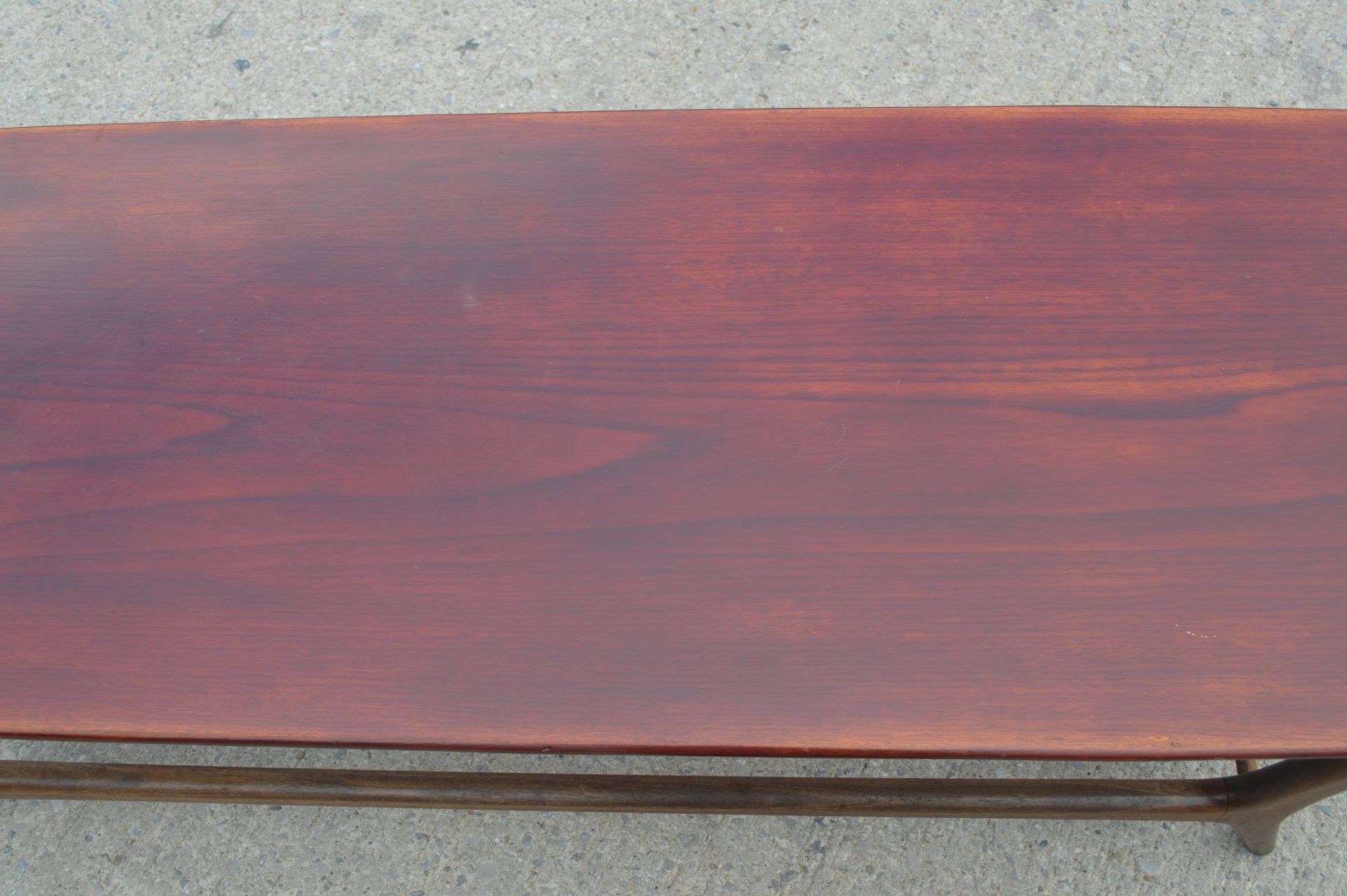 1 x Mid Century Webe Meublen Danish Teak and Mahogany Coffee Table - Dimensions: H44 x W150 x D50 cm - Image 3 of 10