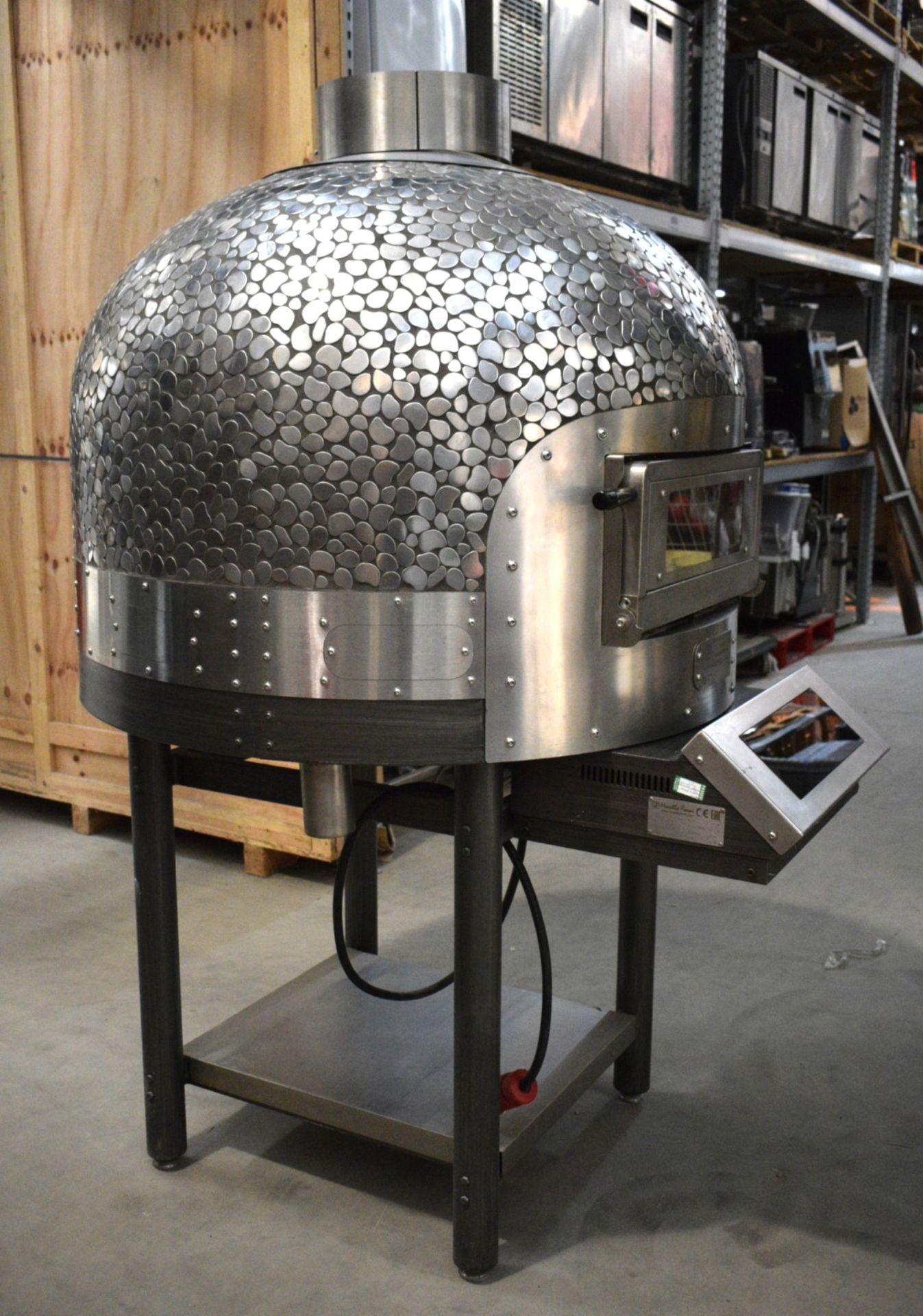 1 x Morello Forni Rotary Pizza Oven - Steel Mosaic Dome - Model FRV100 - Cooks 90 x Pizzas Per Hour! - Image 16 of 18