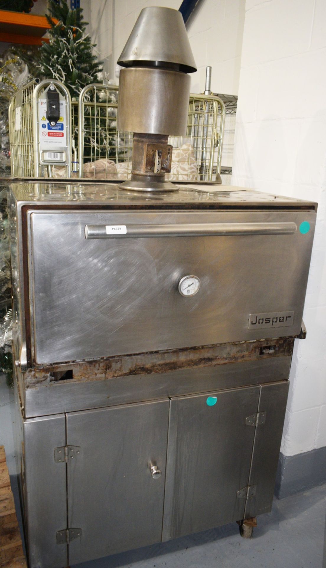 1 x Josper Charcoal Oven with Base - Dimensions: H187 x W90 x D65 cms