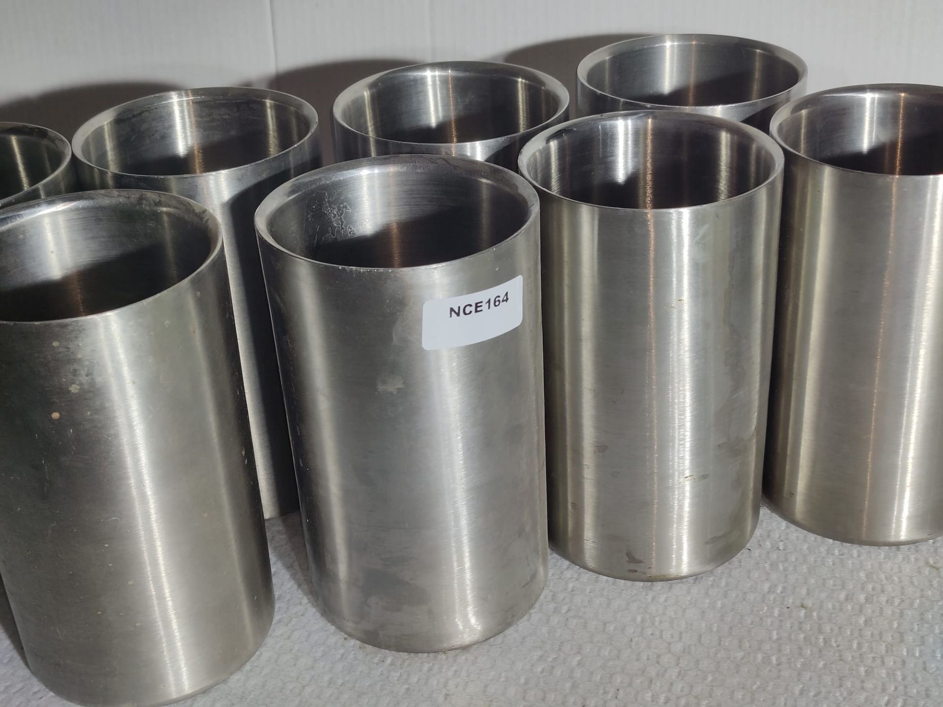 8 x Stainless Steel Cutlery Holders - Dimensions: H20 x W12 cms - Image 3 of 4