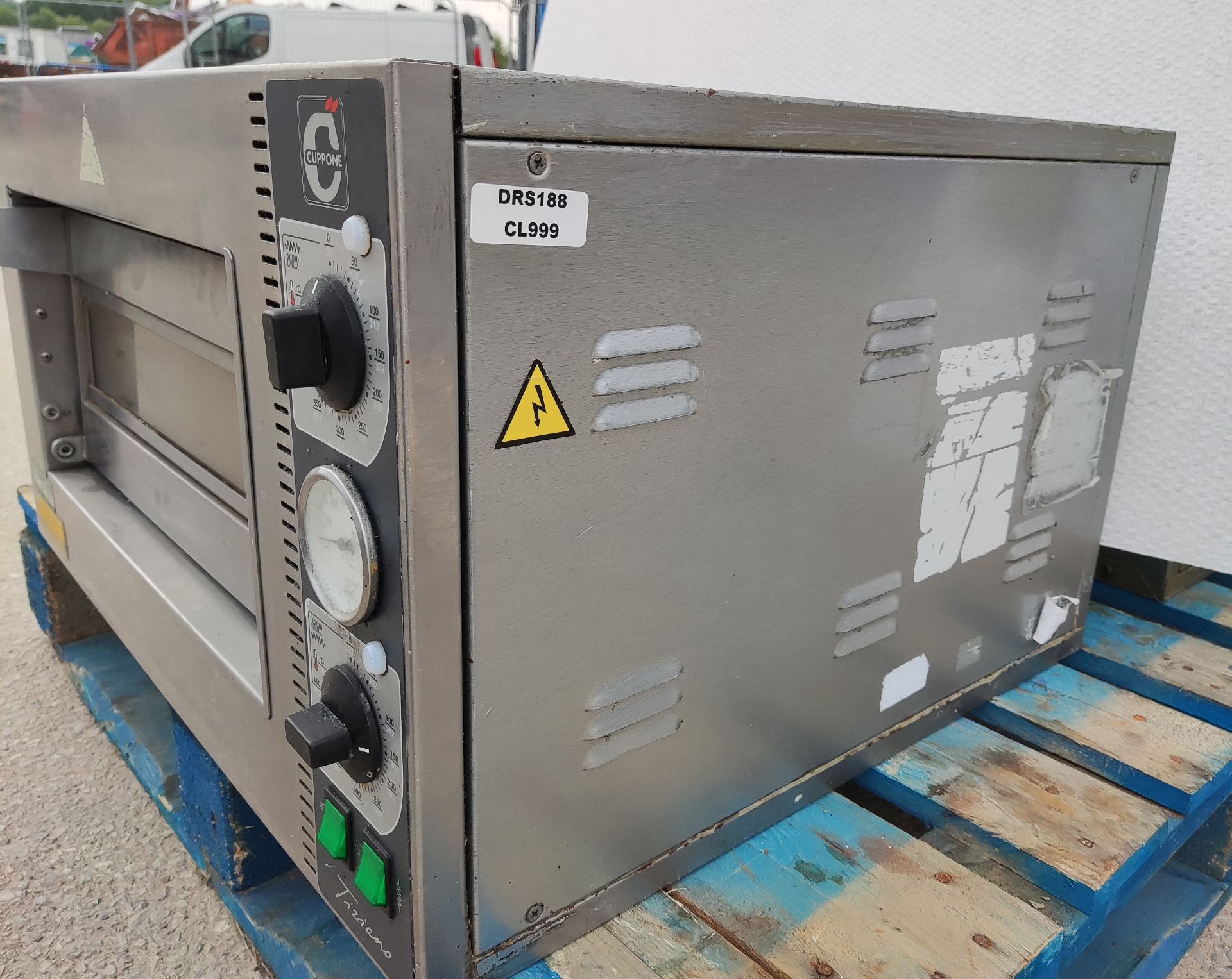 1 x Cuppone TZ420/1M Single Deck Stackable Pizza Oven - RRP £2,015 - Dimensions: H38.5 x W70 x D56cm - Image 14 of 15