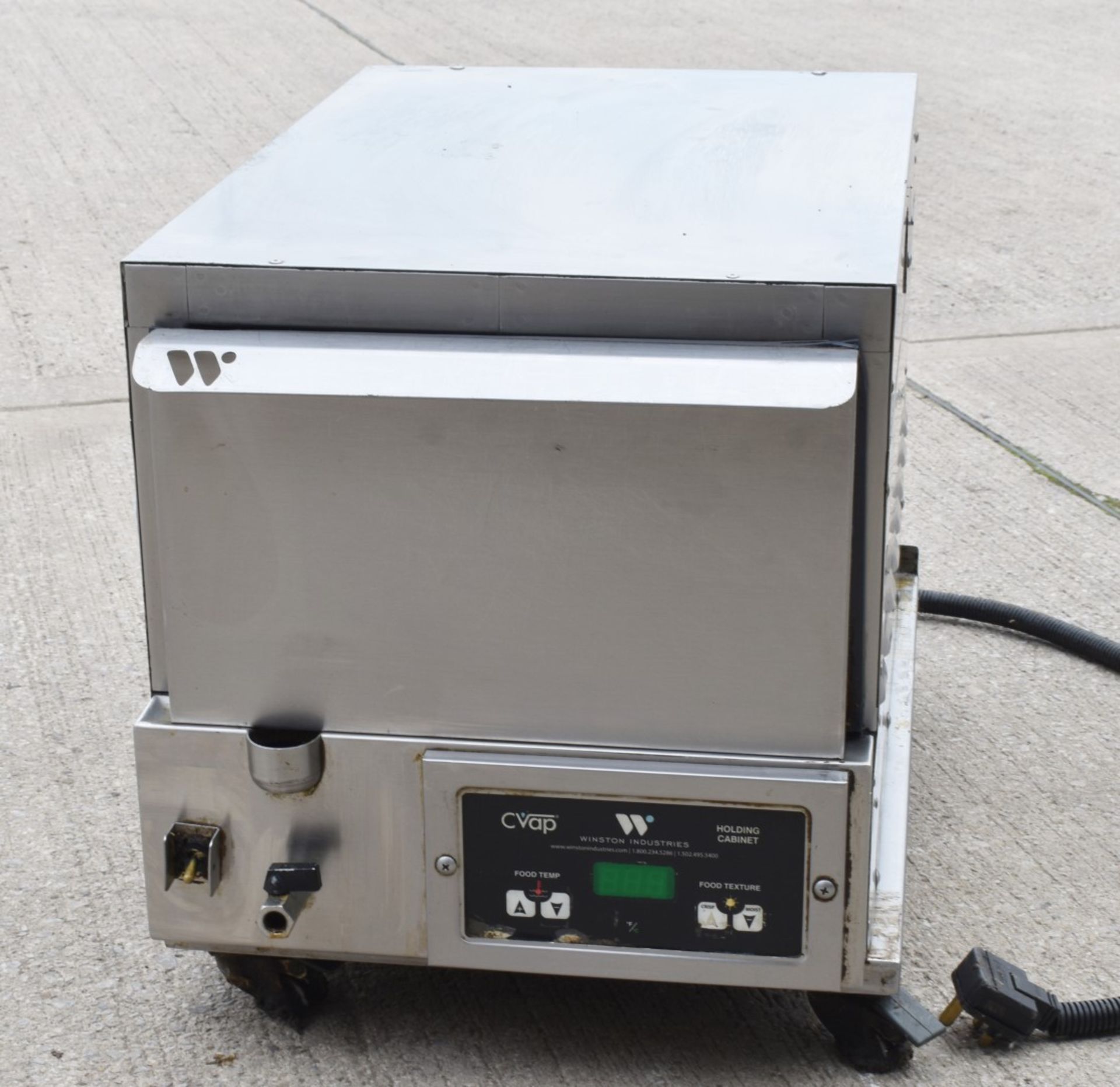 1 x Winston CVap Food Holding Cabinet - Model HBB0N1GV - 230v - Dimensions: H40 x W41 x D68 cms