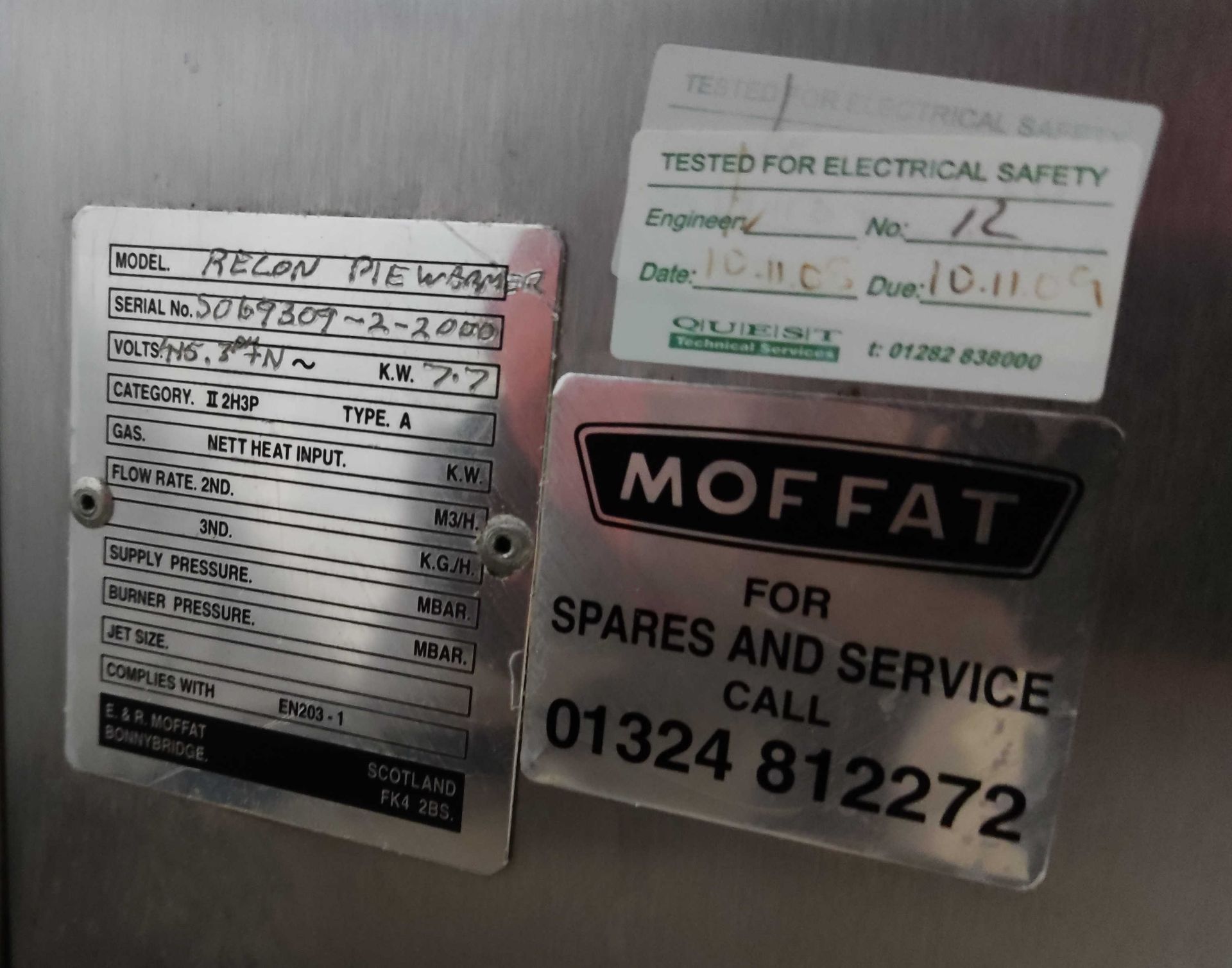 1 x MOFFAT 3 Phase Pie Warmer Cabinet / Hot Cupboard - H142 x W60 x D70 cms - Image 12 of 16