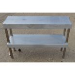 1 x Stainless Steel Passthrough Heated Shelf Unit - 240v - Suitable for Mounting on Countertops