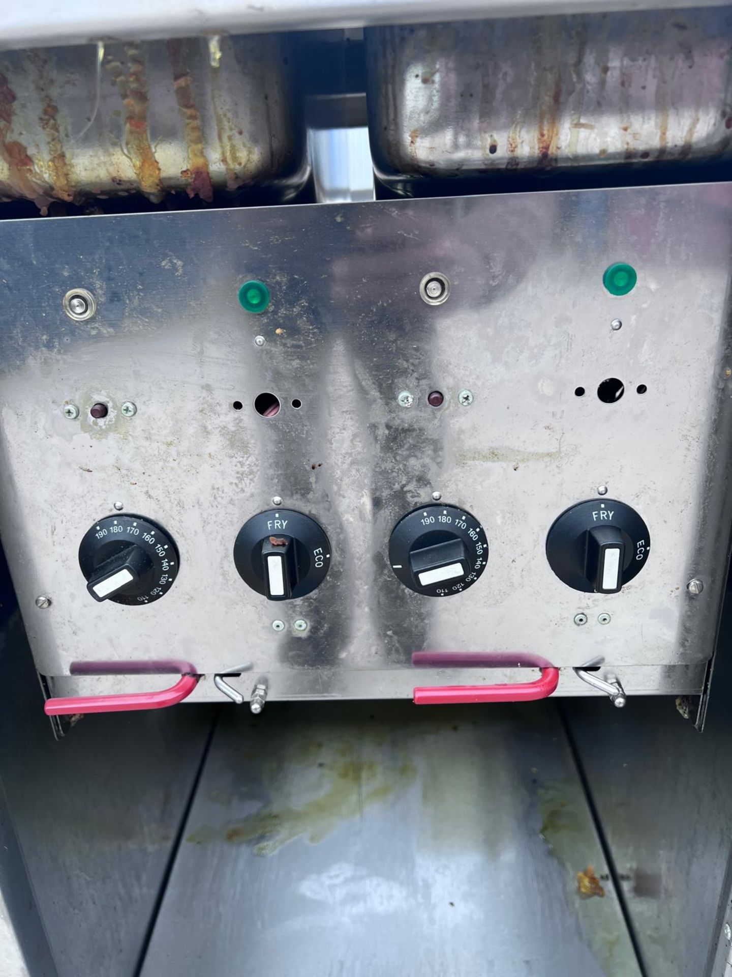 1 x Twin Tank Electric 3 Phase in a Stainless Steel Single Door Cabinet - Dimensions: H100 x W47 - Image 11 of 11