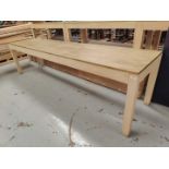 1 x Large 2.9m Banqueting Restaurant Dining Table - Dimensions: H75 x W290 x D70 cms