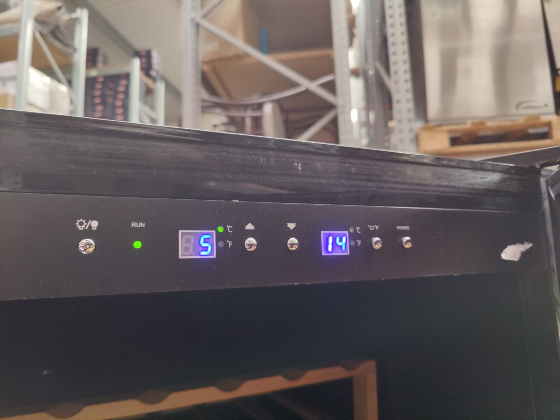 1 x Swiss Cave Upright Single Door Wine Bottle Cooler - Contemporary Smoked Glass Finish - UPDATED - Image 6 of 7