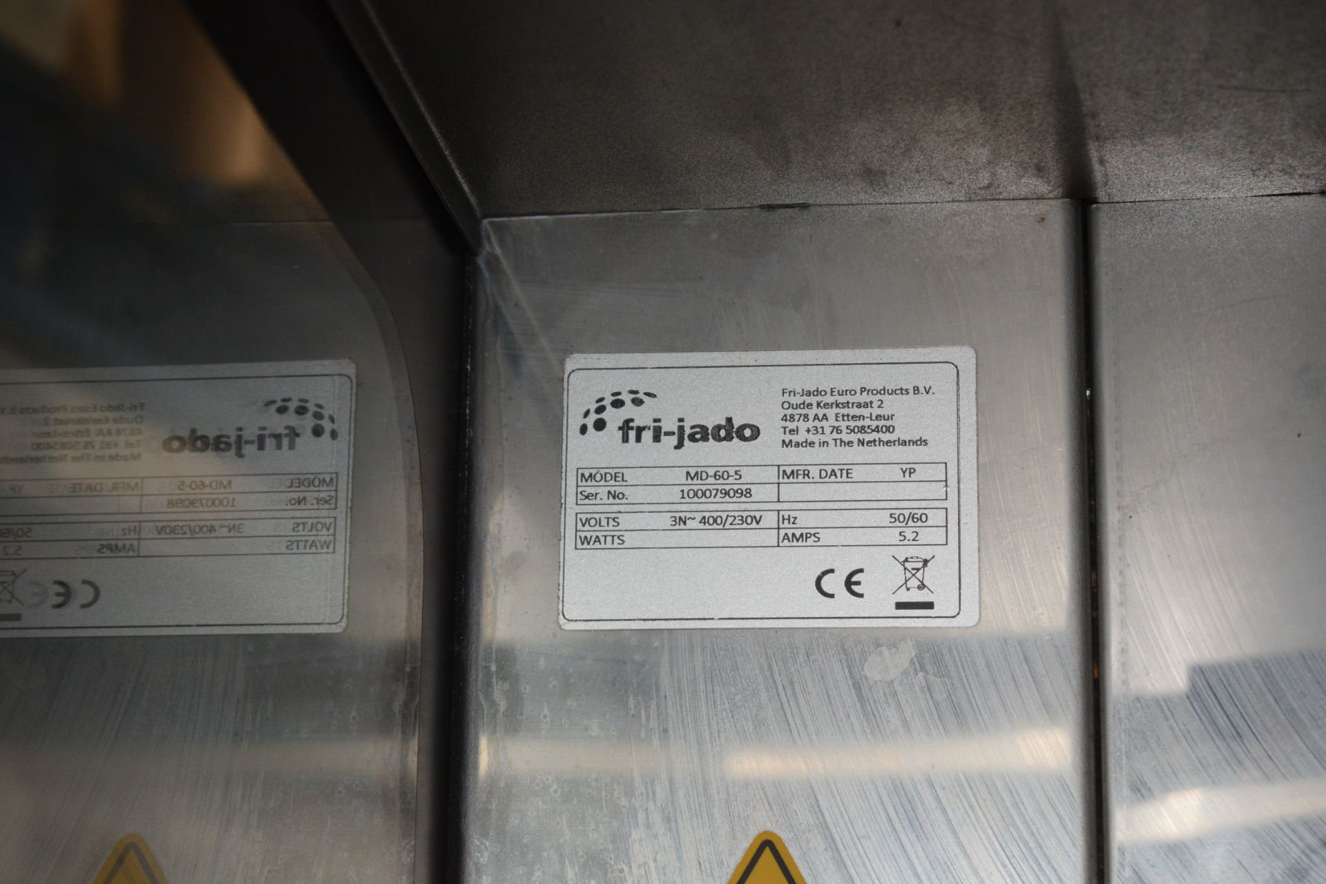 1 x Fri-Jado MD60-5 Grab and Go Hot Food Cabinet - 3 Phase - Dimensions: H197 x W60 x D80 cms - Image 8 of 8