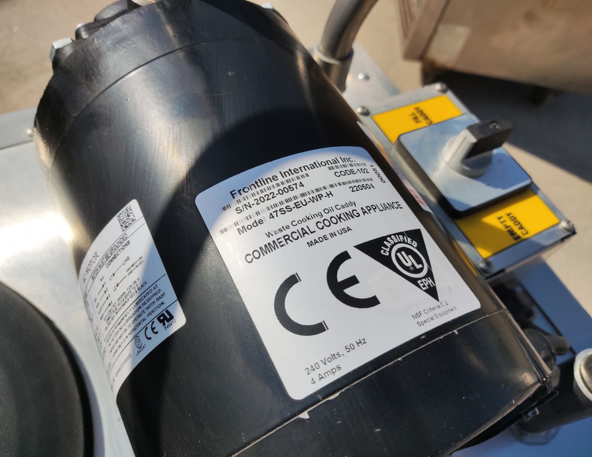 1 x FRONTLINE 47Ss-Eu-Wp-H Used Cooking Oil Containment Caddy - Image 16 of 20