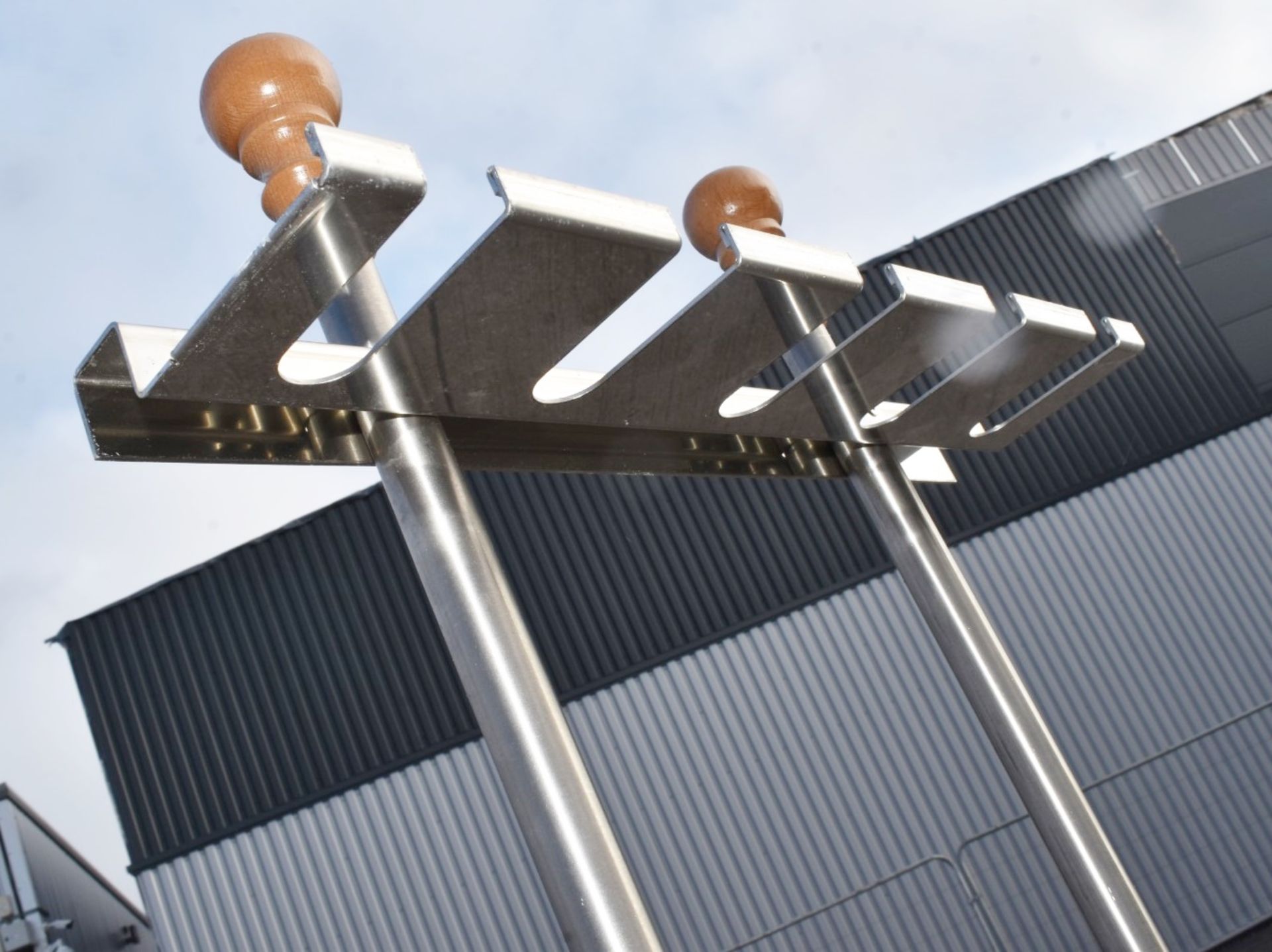 1 x Commercial Stainless Steel 5-Place Pizza Tool Stand - Original RRP £169.00 - Image 6 of 8