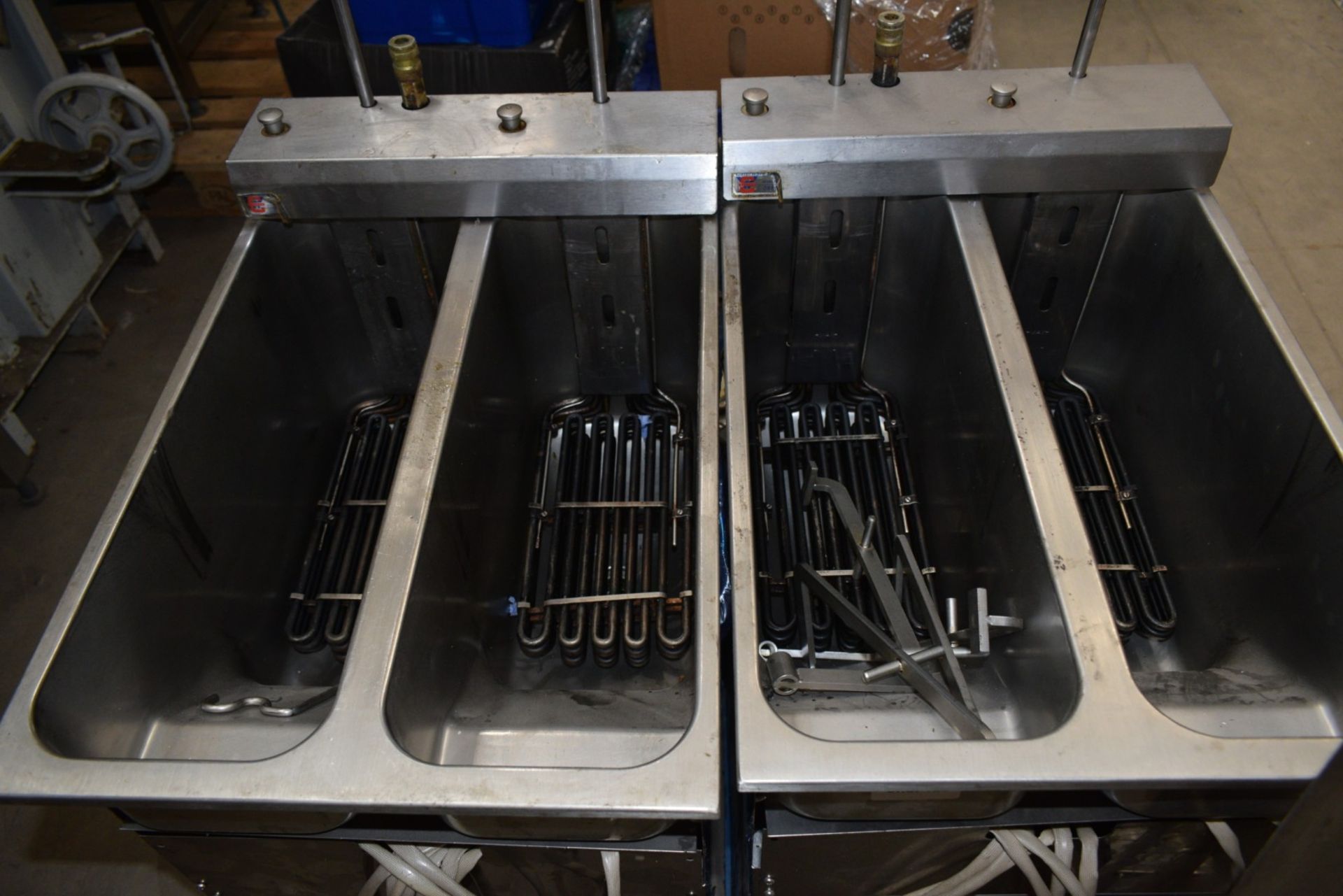 2 x Valentine Evo Integrated Twin Commercial Fryers with Control Panel - Model: VC2200T ELP - Image 13 of 14