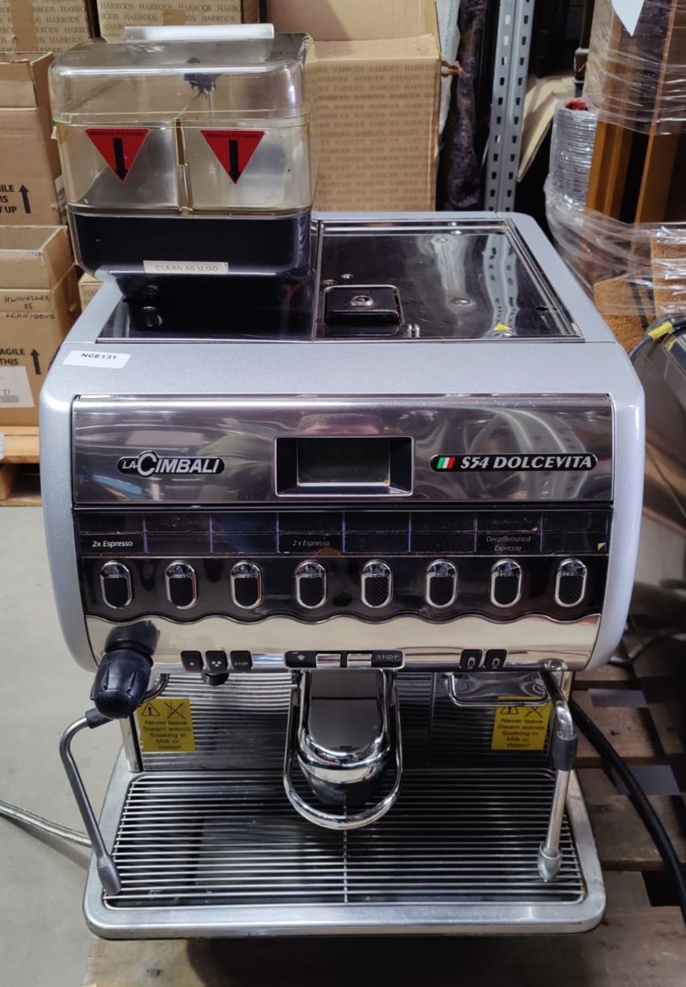 1 x LaCimbali S54 Dolcevita S/100 Commercial Bean to Cup Espresso Coffee Machine - Image 15 of 18
